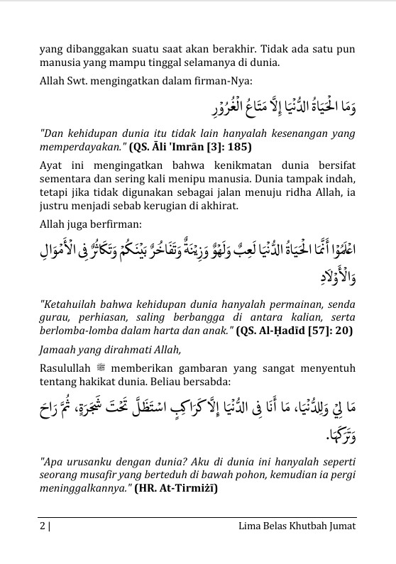 BEKAL MENUJU AKHIRAT: 15 Khutbah Jumat tentang Persiapan Menghadap Allah preview 3