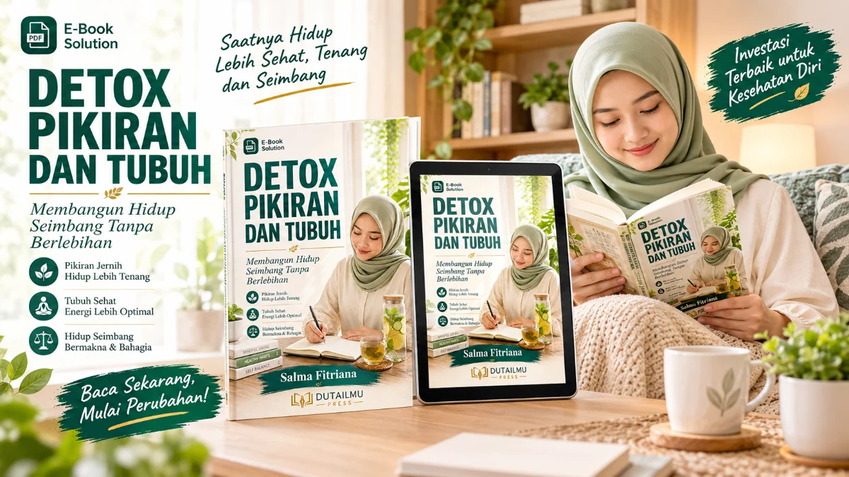 DETOX PIKIRAN DAN TUBUH: PANDUAN KOMPREHENSIF MEMBANGUN HIDUP SEIMBANG TANPA BERLEBIHAN
