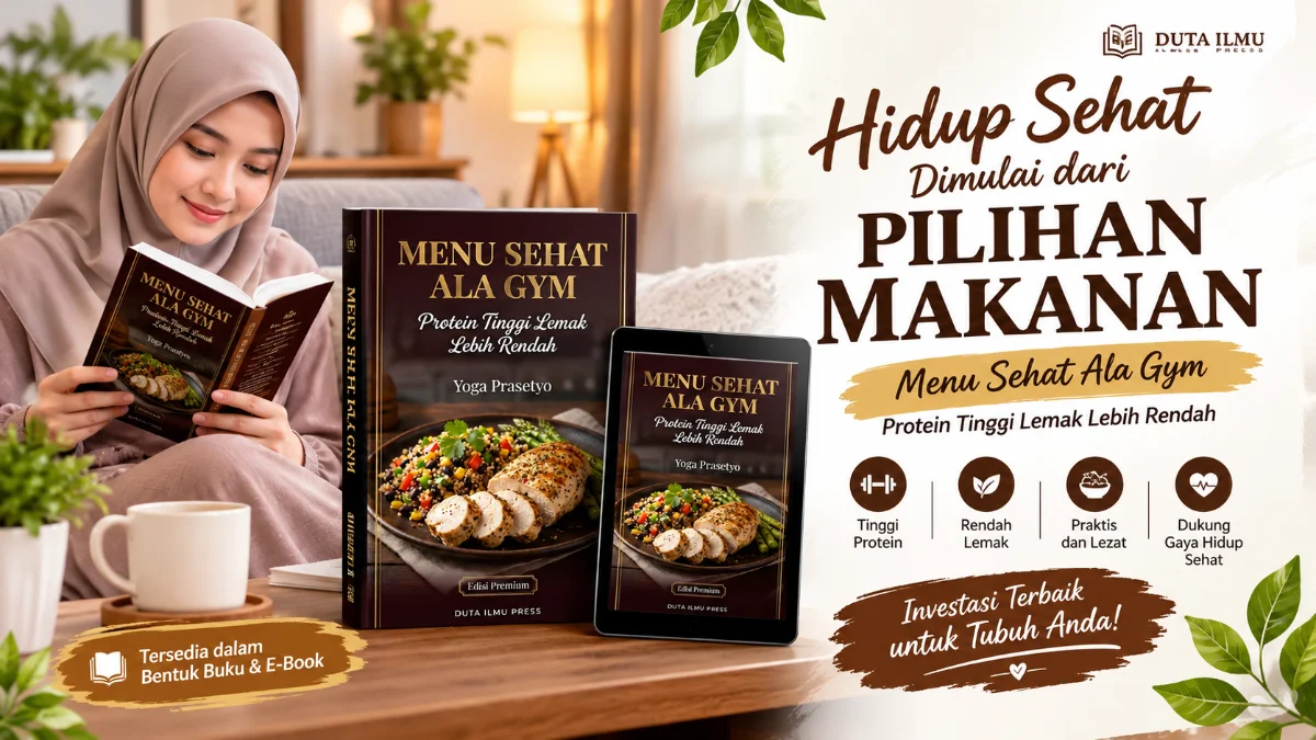 TRANSFORMASI TUBUH MELALUI NUTRISI: KUPAS TUNTAS EBOOK MENU SEHAT ALA GYM – PROTEIN TINGGI, LEMAK LEBIH RENDAH