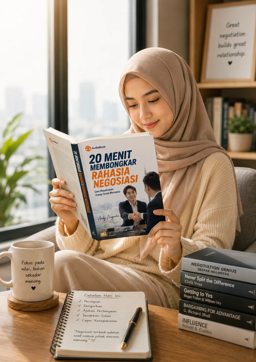20 MENIT MEMBONGKAR RAHASIA NEGOSIASI : Cara Meyakinkan Orang Tanpa Memaksa preview 1