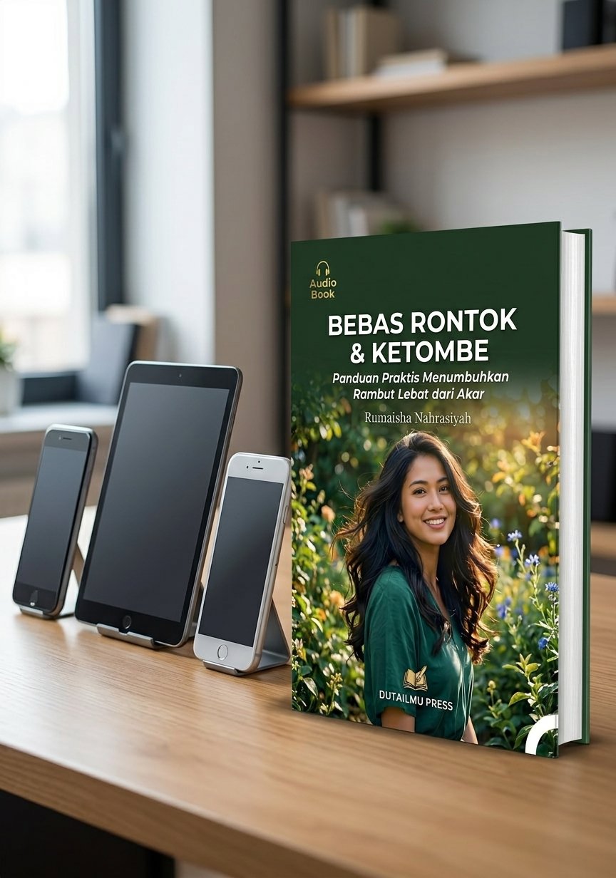 BEBAS RONTOK & KETOMBE Panduan Praktis Menumbuhkan Rambut Lebat dari Akar preview 1
