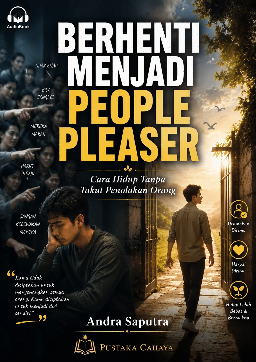 BERHENTI MENJADI PEOPLE PLEASER Cara Hidup Tanpa Takut Penolakan Orang