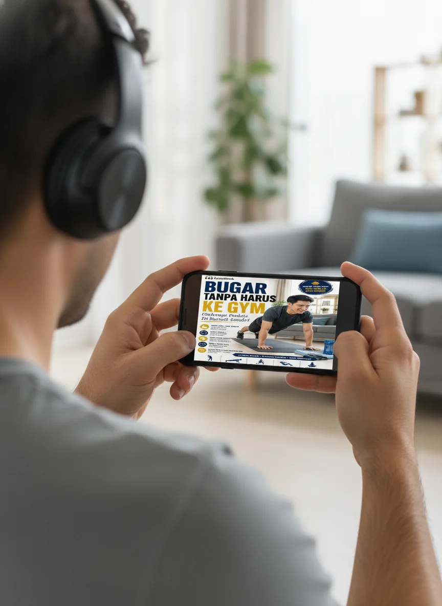BUGAR TANPA HARUS KE GYM Olahraga Praktis Di Rumah Sendiri preview 3