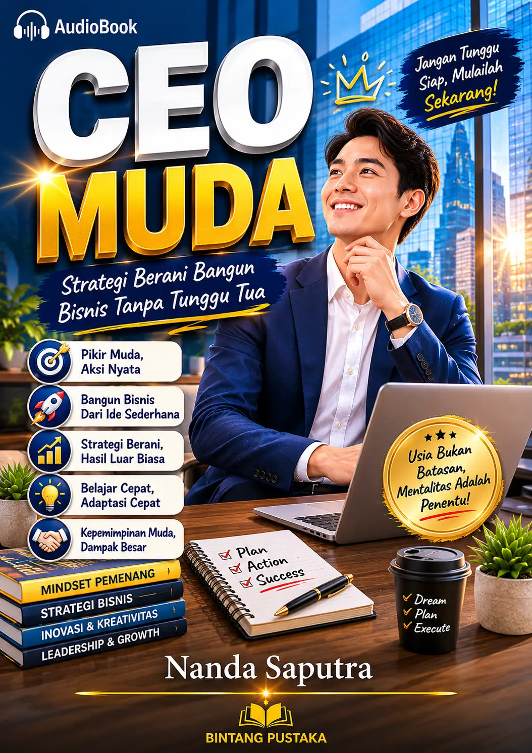 CEO MUDA Strategi Berani Bangun Bisnis Tanpa Tunggu Tua