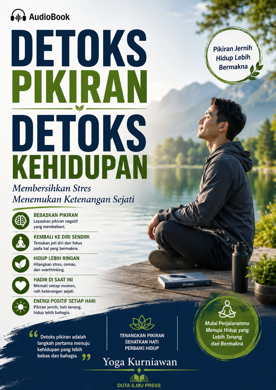DETOKS PIKIRAN DETOKS KEHIDUPAN Membersihkan Stres Menemukan Ketenangan Sejati