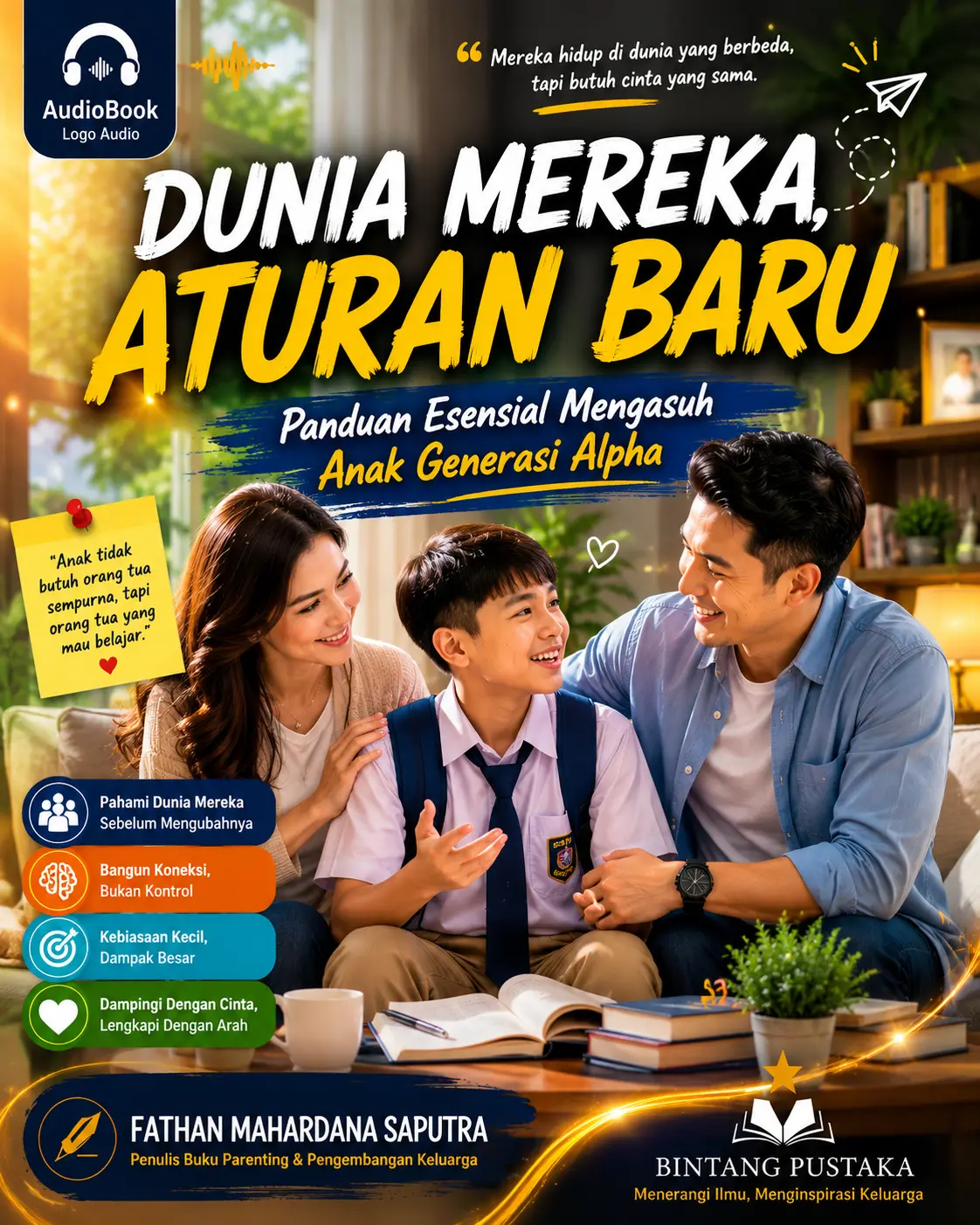 DUNIA MEREKA, ATURAN BARU Panduan Esensial Mengasuh Anak Generasi Alpha