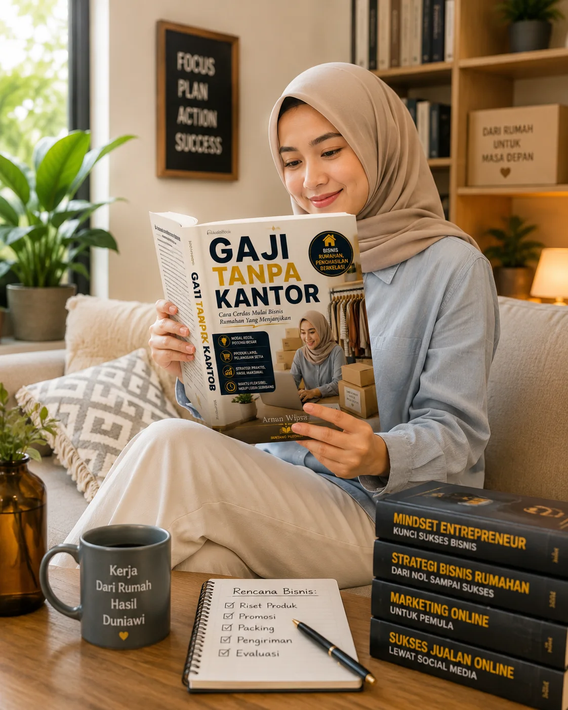 GAJI TANPA KANTOR Cara Cerdas Mulai Bisnis Rumahan Yang Menjanjikan preview 1
