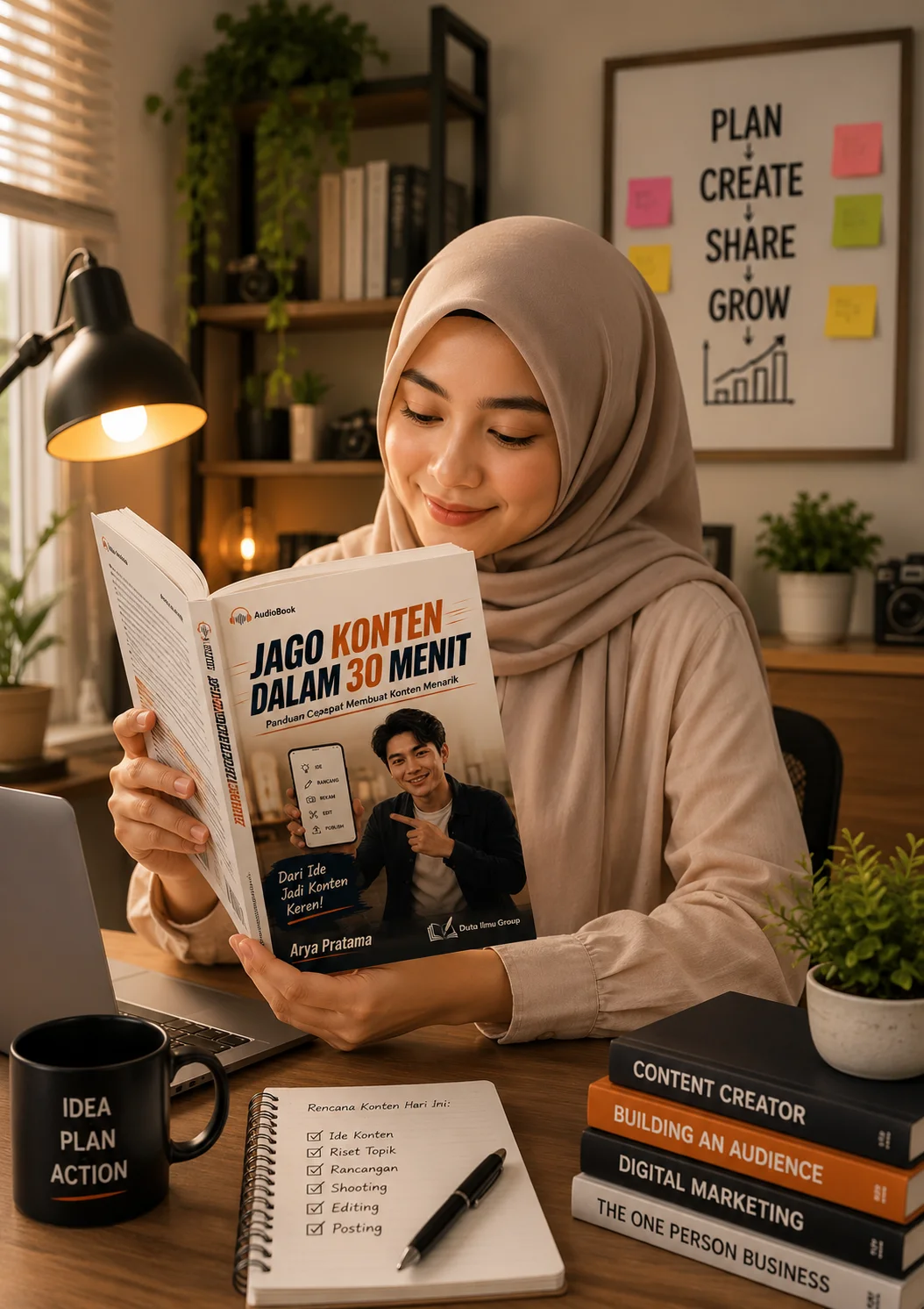 JAGO KONTEN DALAM 30 MENIT : Panduan Cepat Membuat Konten Menarik preview 1