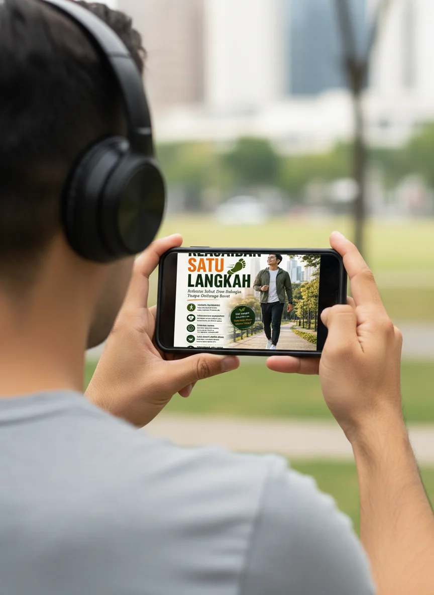 KEAJAIBAN SATU LANGKAH Rahasia Sehat Dan Bahagia Tanpa Olahraga Berat preview 3