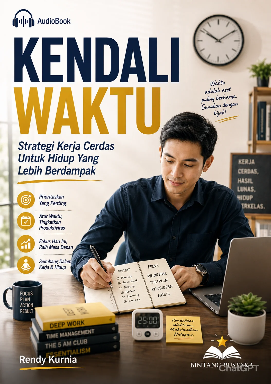 KENDALI WAKTU Strategi Kerja Cerdas Untuk Hidup Yang Lebih Berdampak