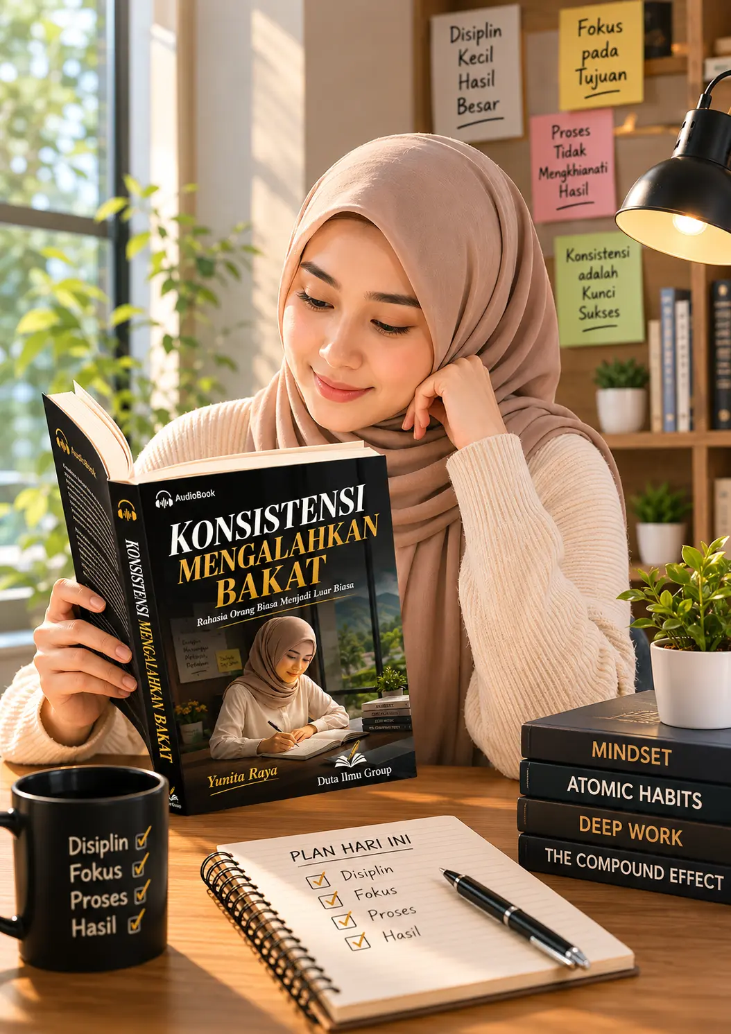 KONSISTEN MENGALAHKAN BAKAT : Rahasia Orang Biasa Menjadi Luar Biasa  preview 1