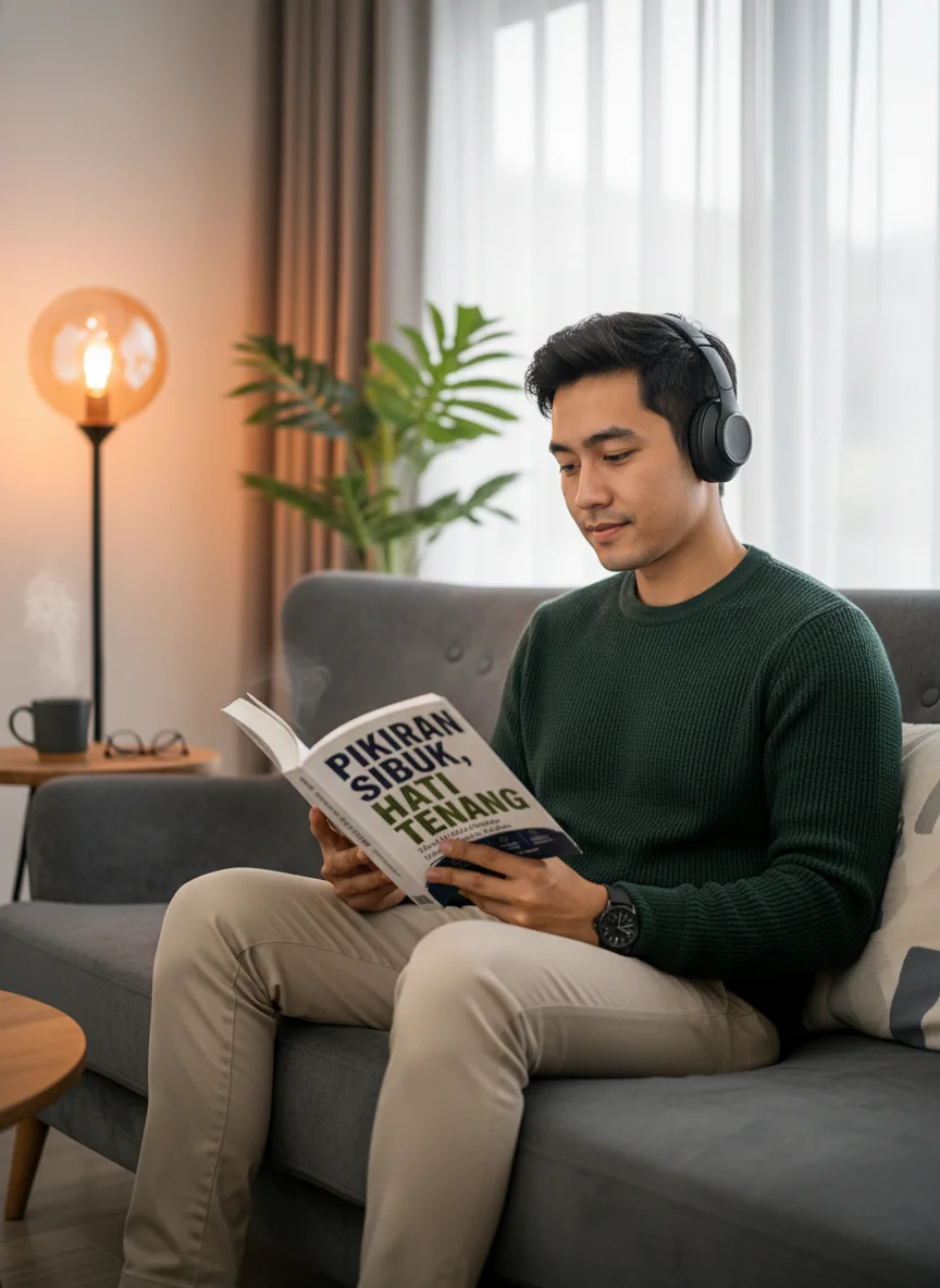 PIKIRAN SIBUK, HATI TENANG Teknik Praktis Menjaga Waras Di Dunia Modern preview 1