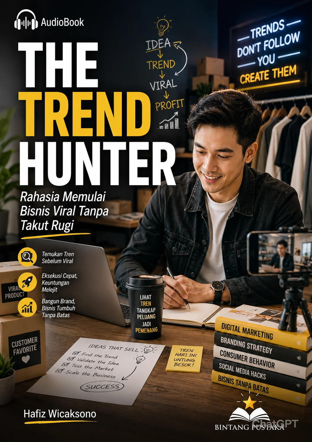 THE TREND HUNTER Rahasia Memulai Bisnis Viral Tanpa Takut Rugi