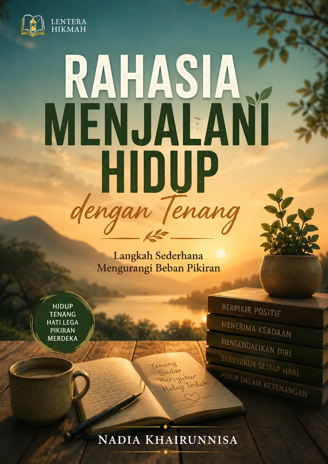RAHASIA MENJALANI HIDUP DENGAN TENANG-Langkah Sederhana Mengurangi Beban Pikiran