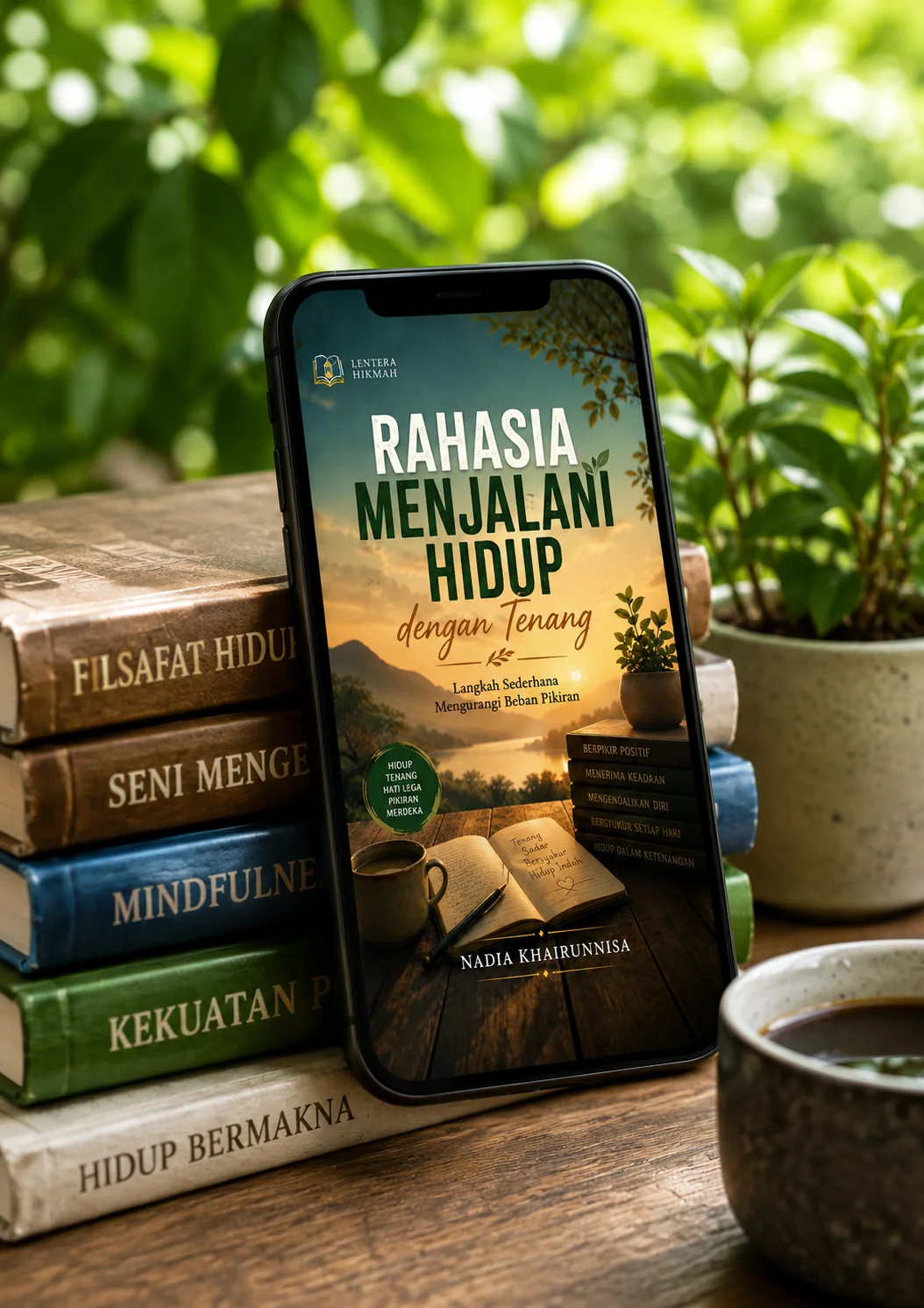 RAHASIA MENJALANI HIDUP DENGAN TENANG-Langkah Sederhana Mengurangi Beban Pikiran preview 2