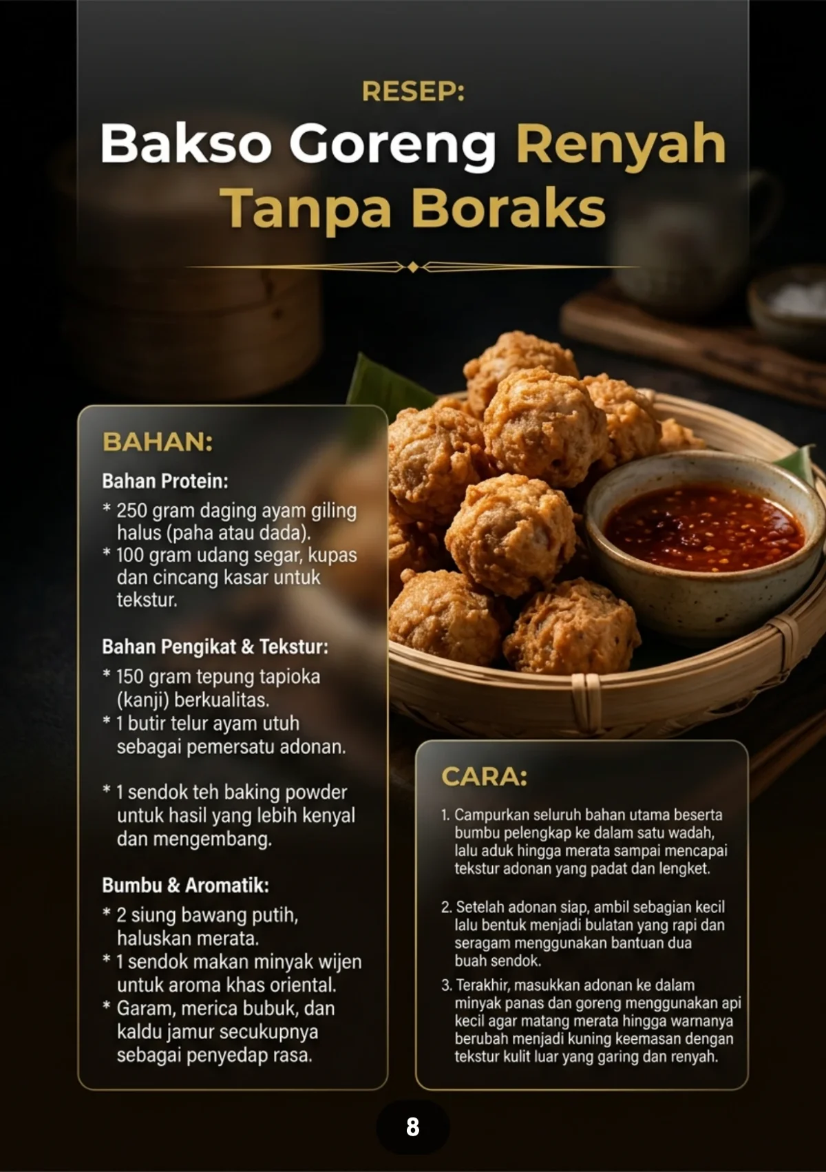 ANEKA RESEP BAKSO RUMAHAN - Kenyal Gurih Tanpa Bahan Berbahaya preview 2