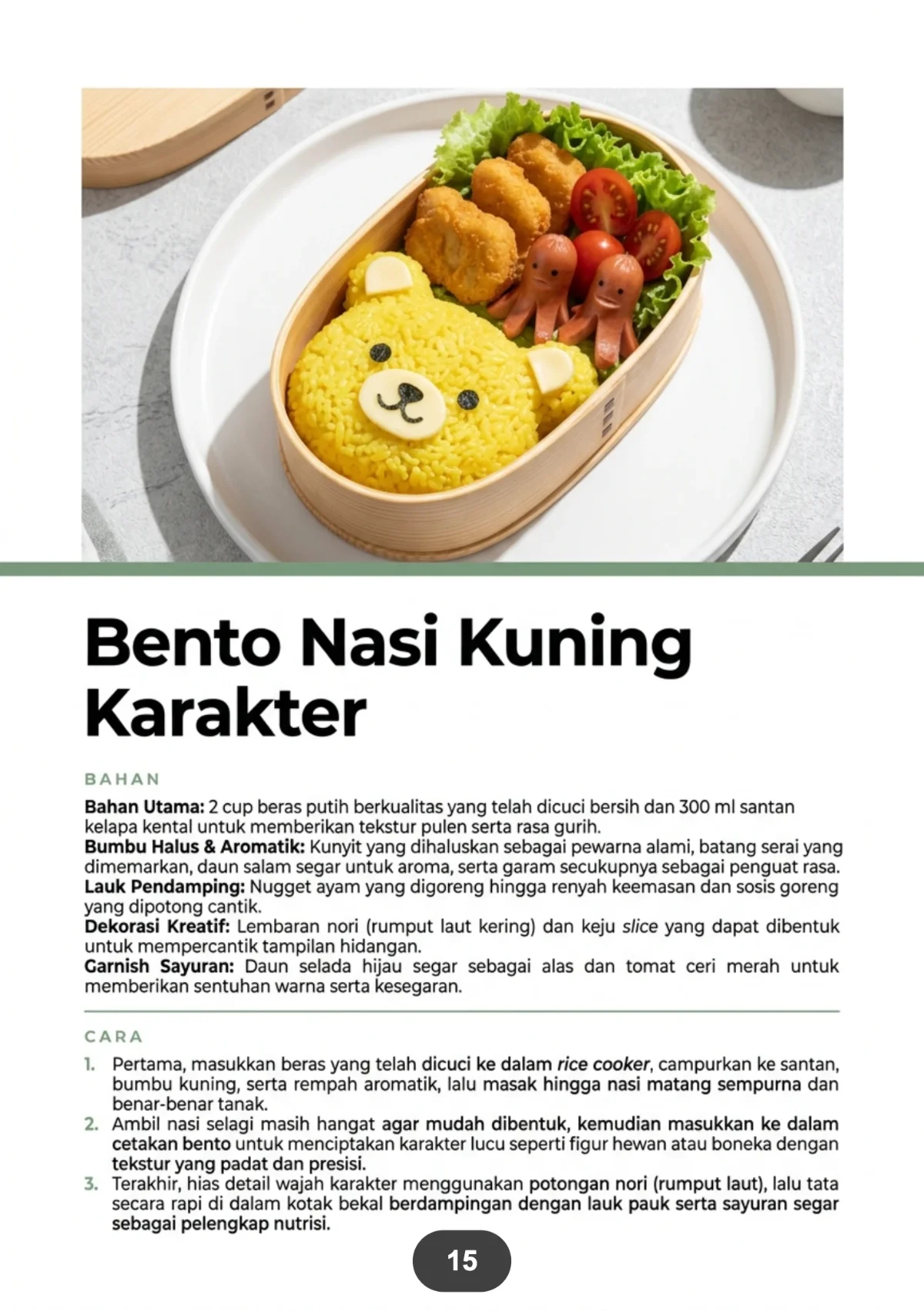 ANEKA RESEP BEKAL SEKOLAH - Menu Kreatif Disukai Anak Anak preview 2