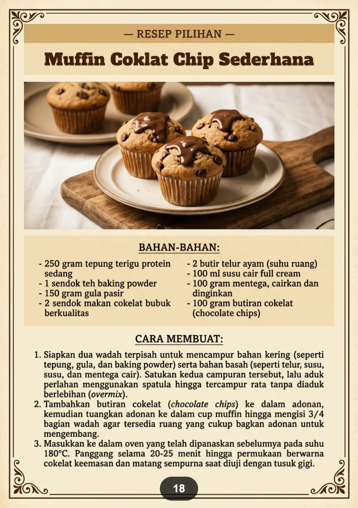 ANEKA RESEP BOLU DAN CAKE - Anti Gagal Untuk Pemula Baking preview 3
