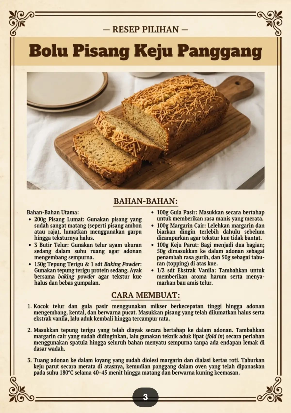 ANEKA RESEP BOLU DAN CAKE - Anti Gagal Untuk Pemula Baking preview 1
