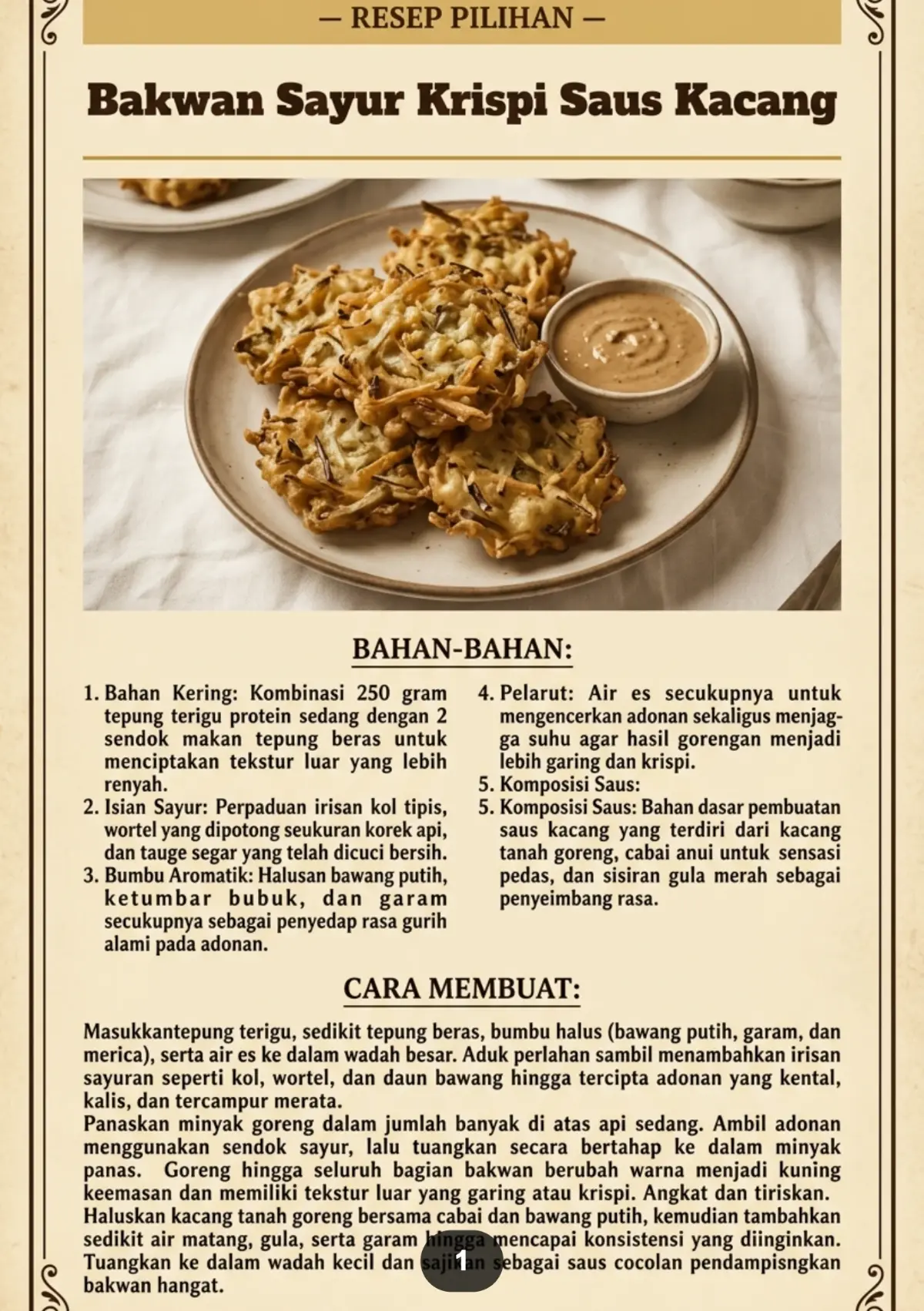 ANEKA RESEP CEMILAN GURIH - Teman Santai Untuk Segala Usia preview 1