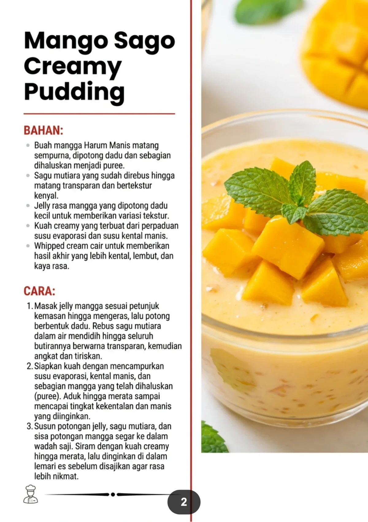 ANEKA RESEP DESSERT KEKINIAN - Manis Lembut Disukai Semua Kalangan preview 1