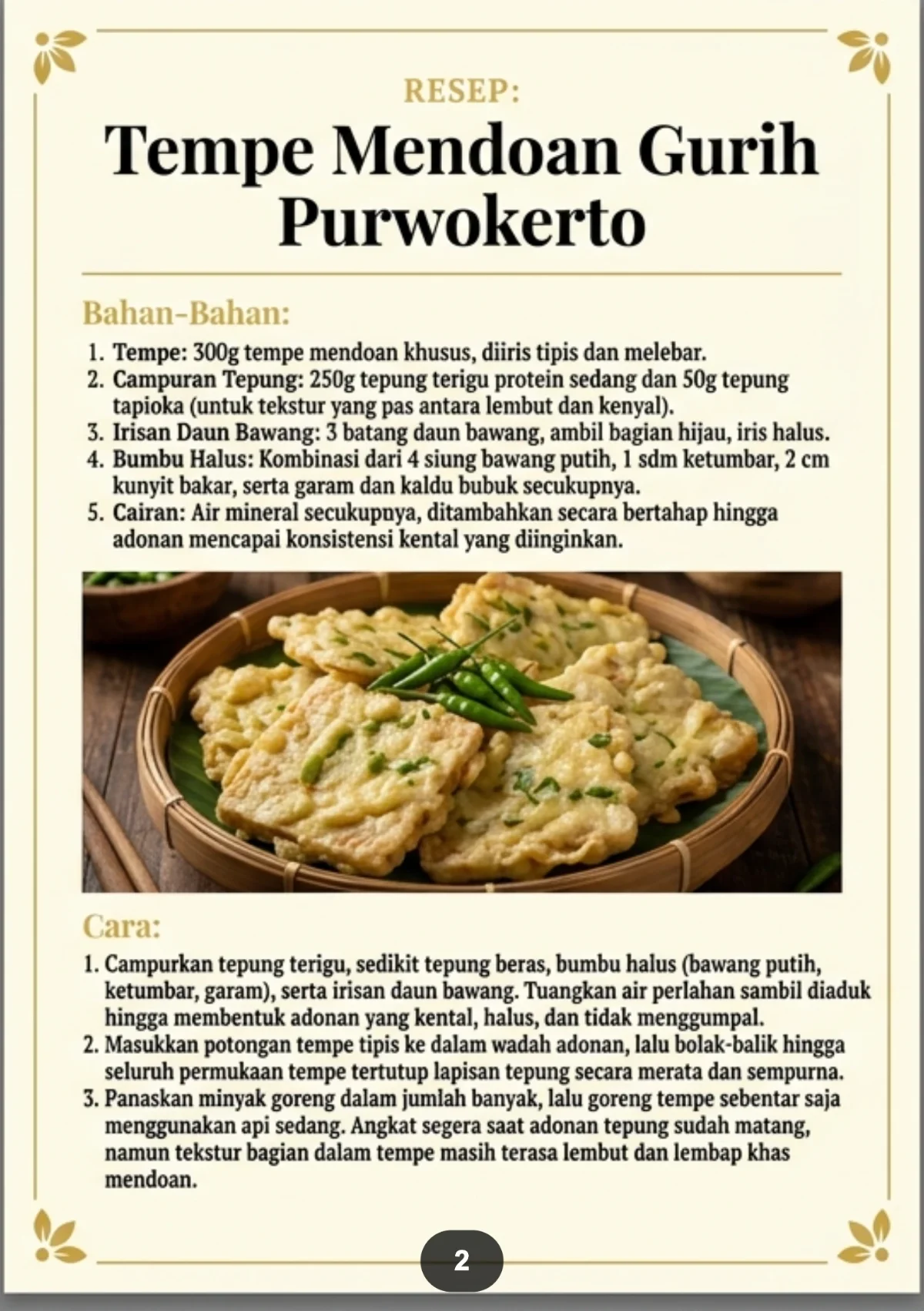 ANEKA RESEP GORENGAN LEGENDARIS - Renyah Gurih Teman Santai Keluarga preview 2