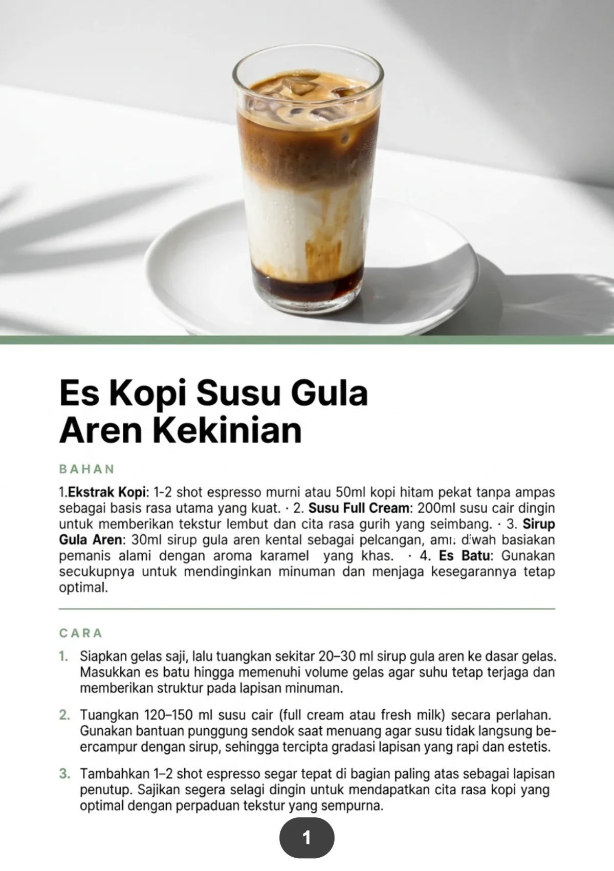 ANEKA RESEP KOPI DAN COKELAT - Racikan Nikmat Ala Cafe Rumahan preview 1