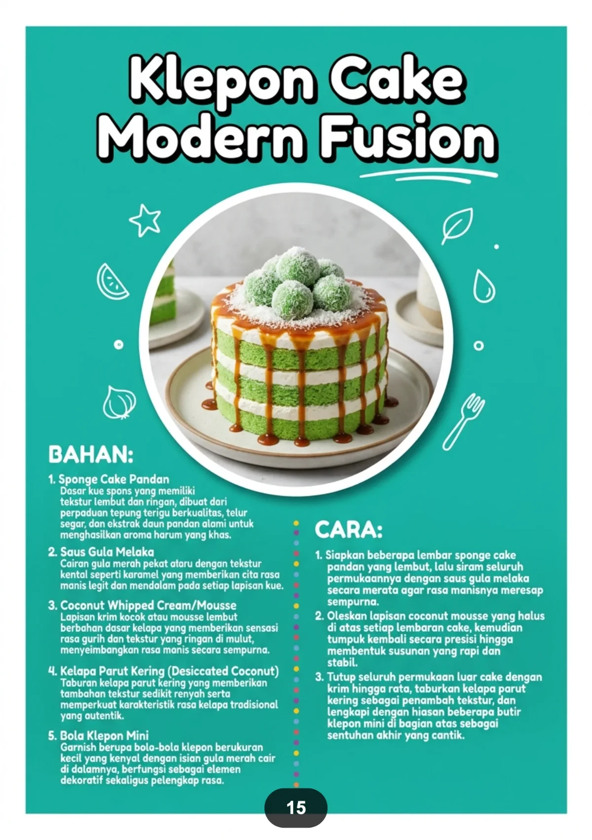 ANEKA RESEP KUE MODERN - Cantik Lembut Cocok Untuk Jualan preview 4