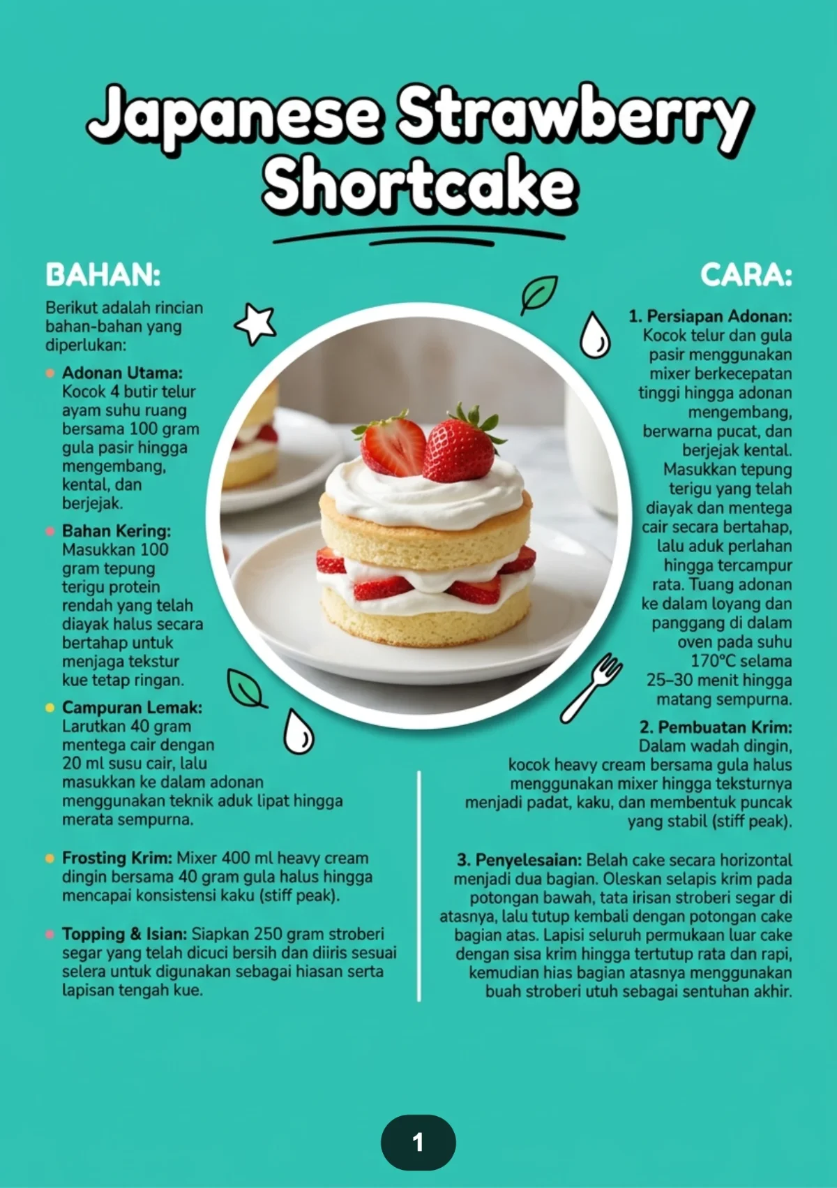 ANEKA RESEP KUE MODERN - Cantik Lembut Cocok Untuk Jualan preview 1