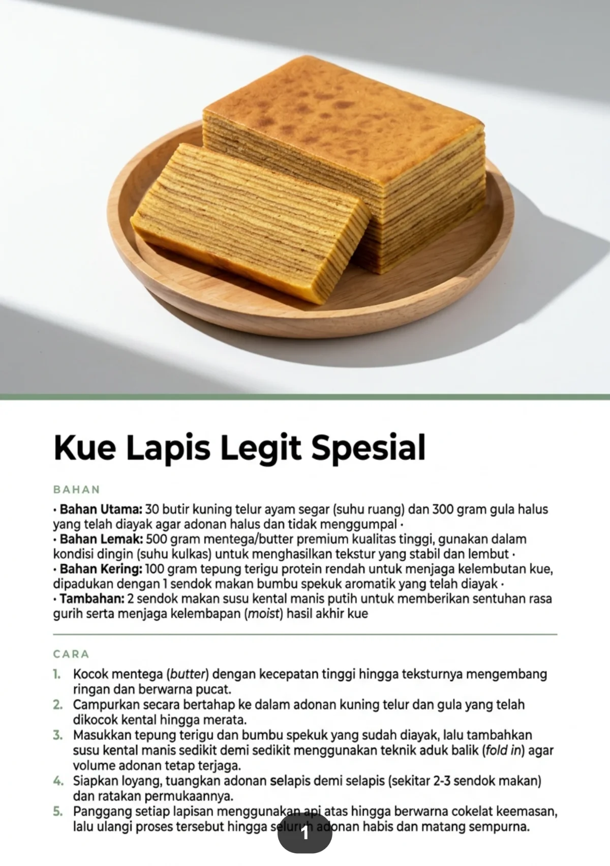 ANEKA RESEP KUE TRADISIONAL - Warisan Nusantara Tetap Digemari Semua  preview 1