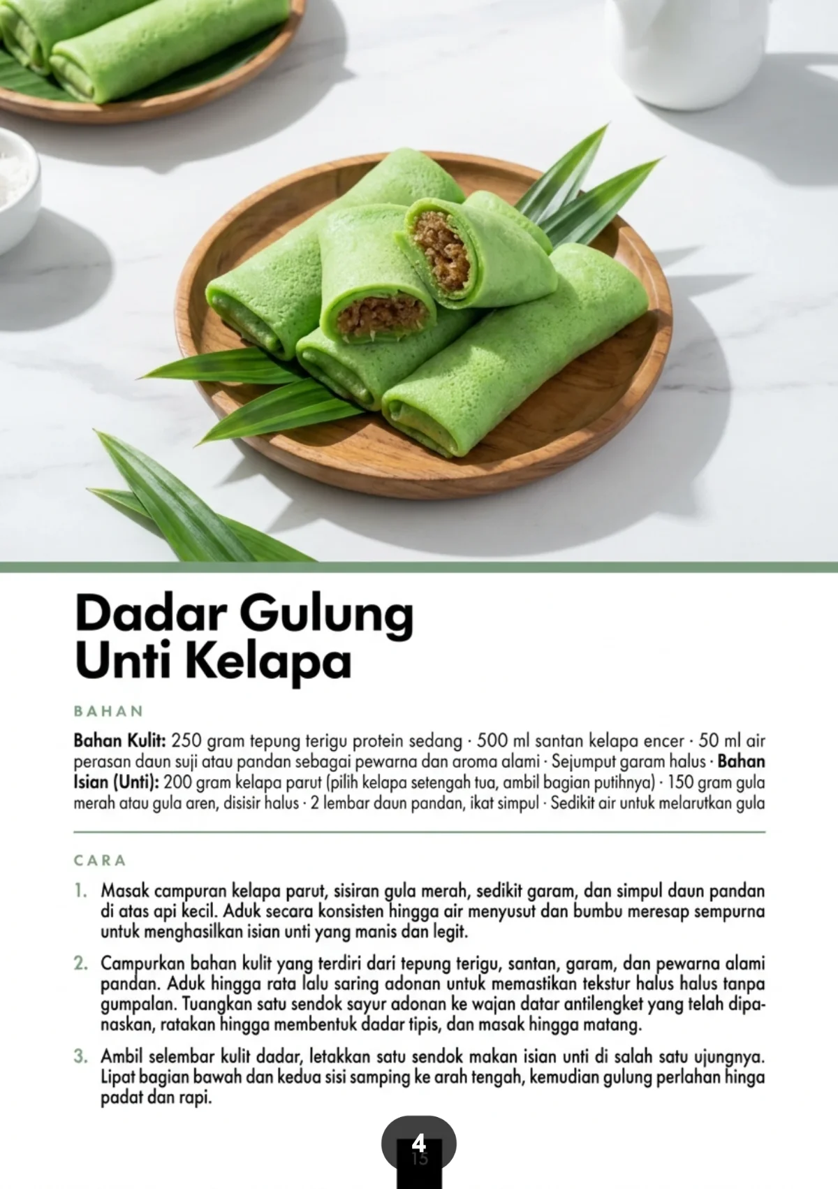 ANEKA RESEP KUE TRADISIONAL - Warisan Nusantara Tetap Digemari Semua  preview 2