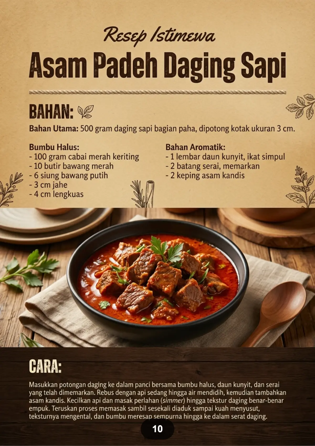 ANEKA RESEP MASAKAN PADANG - Cita Rasa Asli Minang Rumahan preview 4