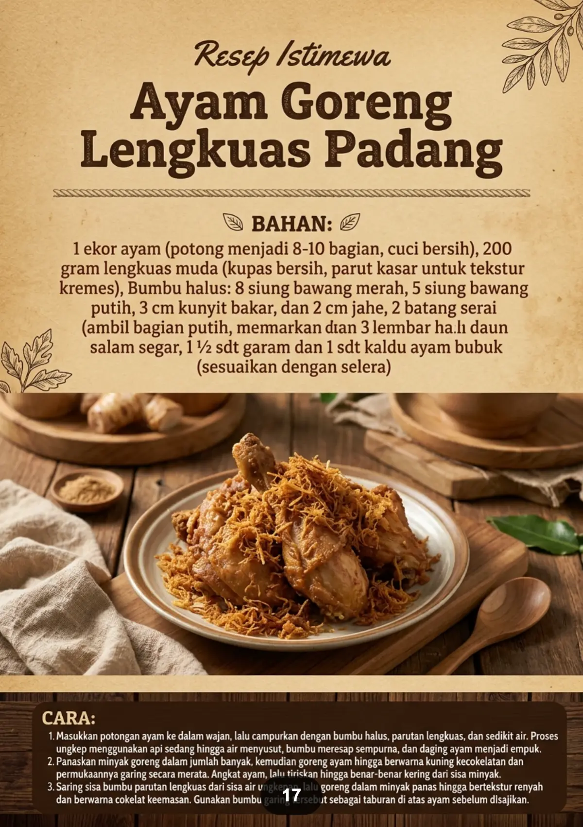 ANEKA RESEP MASAKAN PADANG - Cita Rasa Asli Minang Rumahan preview 3