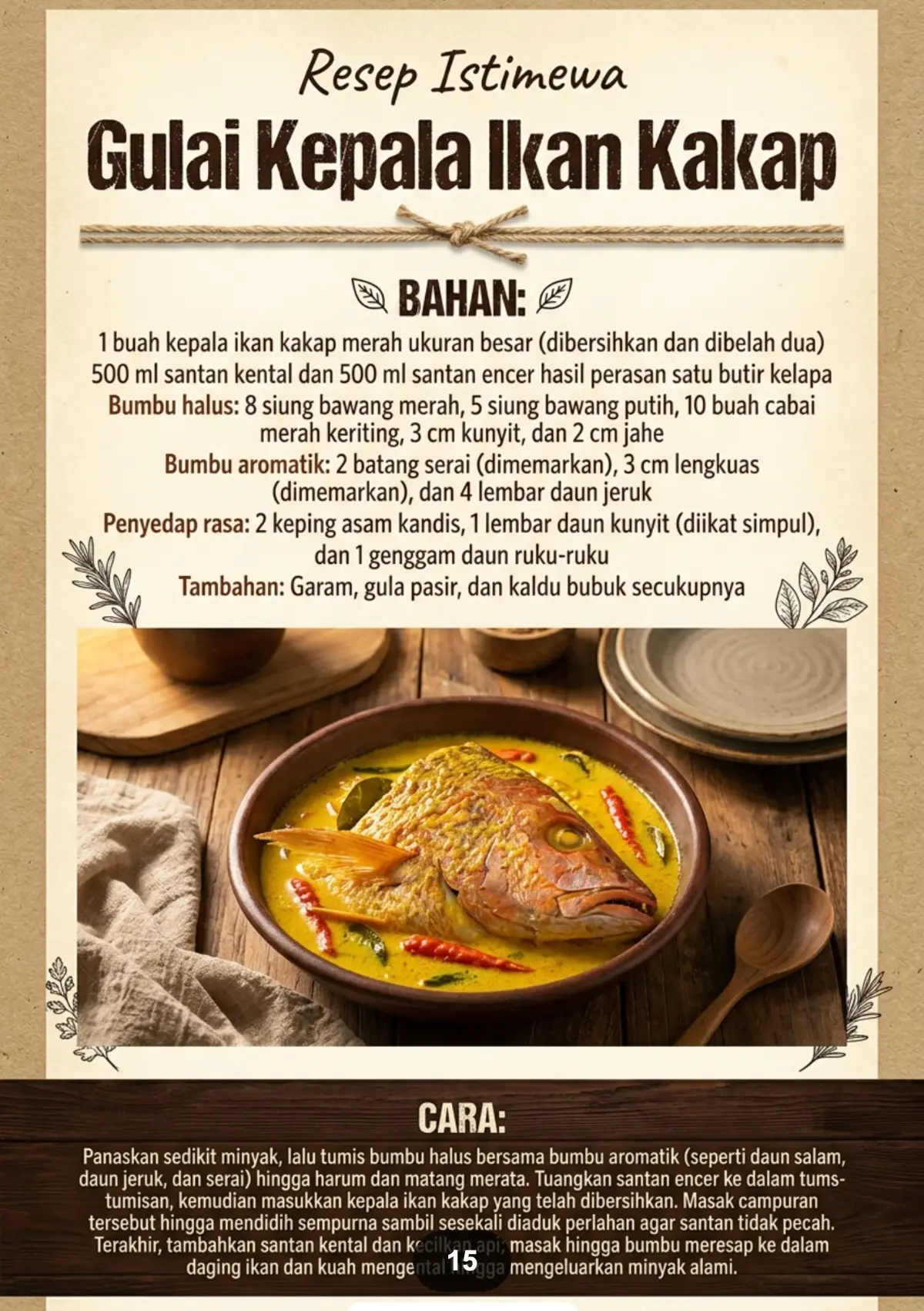 ANEKA RESEP MASAKAN PADANG - Cita Rasa Asli Minang Rumahan preview 2