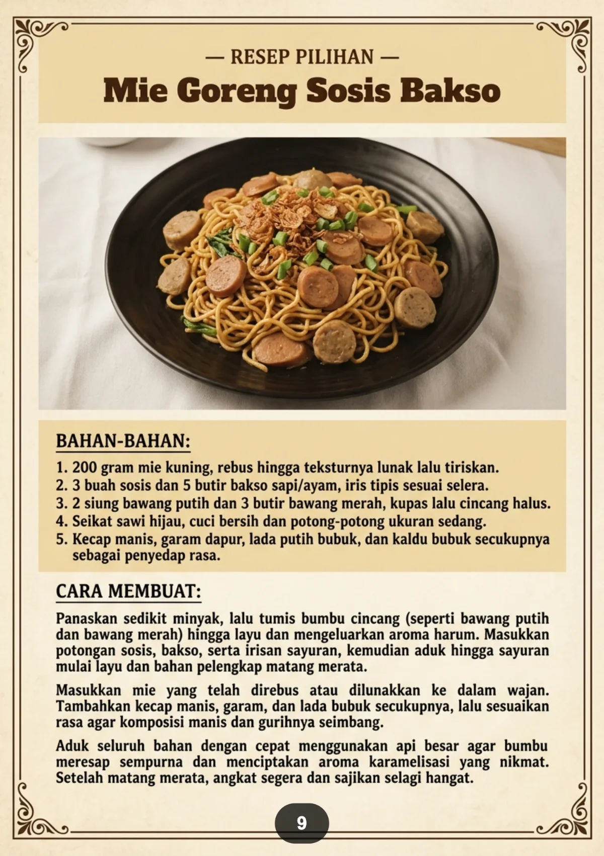 ANEKA RESEP MIE FAVORIT - Mudah Cepat Dan Mengenyangkan Keluarga preview 2