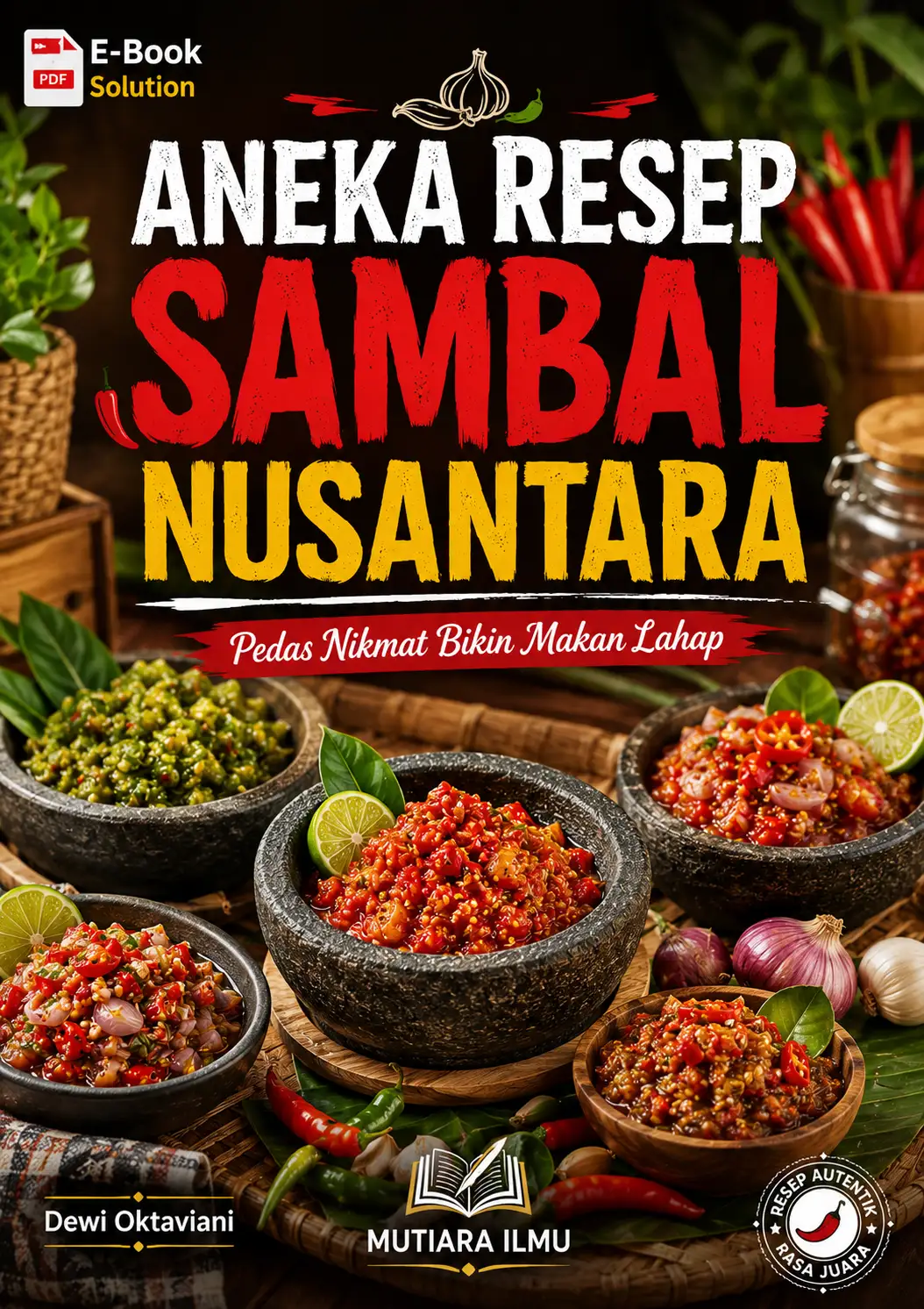 ANEKA RESEP SAMBAL NUSANTARA - Pedas Nikmat Bikin Makan Lahap