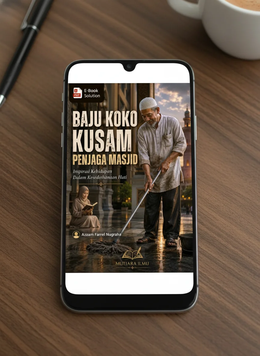 BAJU KOKO KUSAM PENJAGA MASJID - Inspirasi Kehidupan Dalam Kesederhanaan Hati preview 1