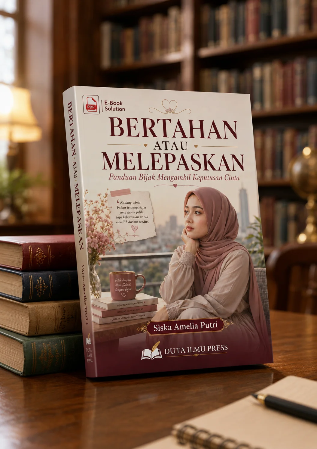BERTAHAN ATAU MELEPASKAN	Panduan Bijak Mengambil Keputusan Cinta	 preview 2