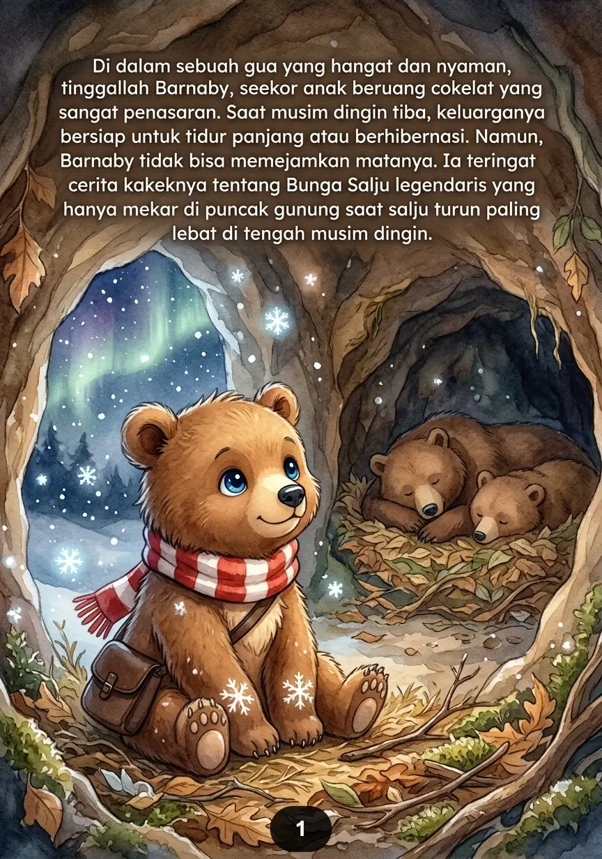 BERUANG DAN BUNGA SALJU Keajaiban Kecil di Musim Dingin preview 2