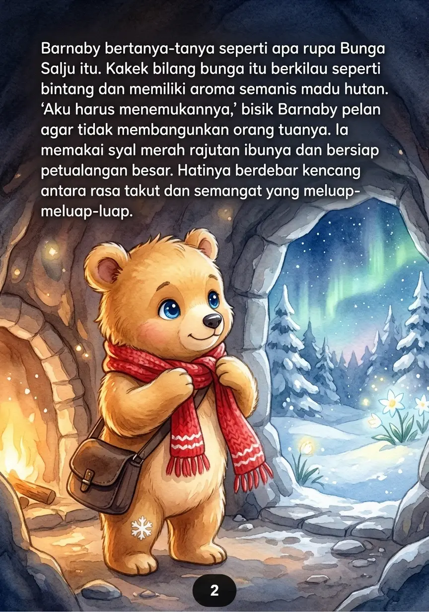 BERUANG DAN BUNGA SALJU Keajaiban Kecil di Musim Dingin preview 3
