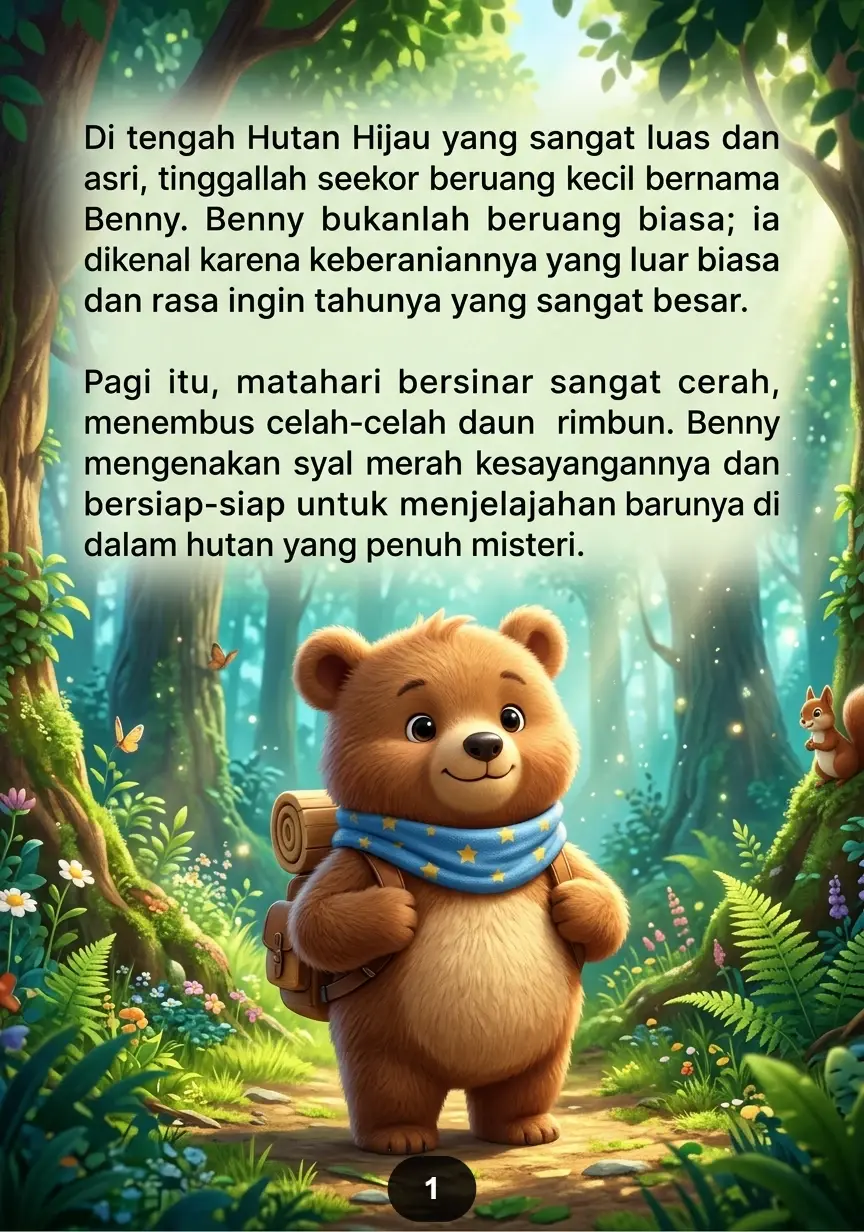 BERUANG DAN GUA BERSINAR Misteri Cahaya di Balik Batu preview 1