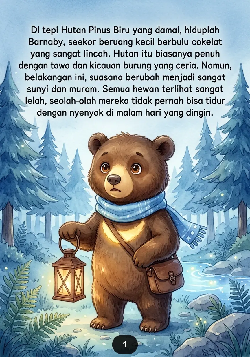 BERUANG DAN SUNGAI CAHAYA Perjalanan Ajaib Menuju Negeri Mimpi preview 1