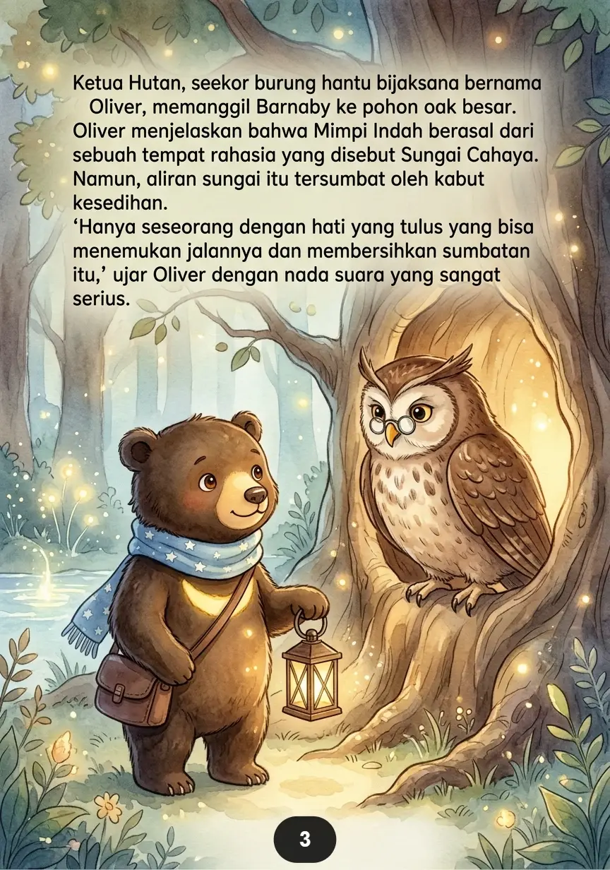 BERUANG DAN SUNGAI CAHAYA Perjalanan Ajaib Menuju Negeri Mimpi preview 2