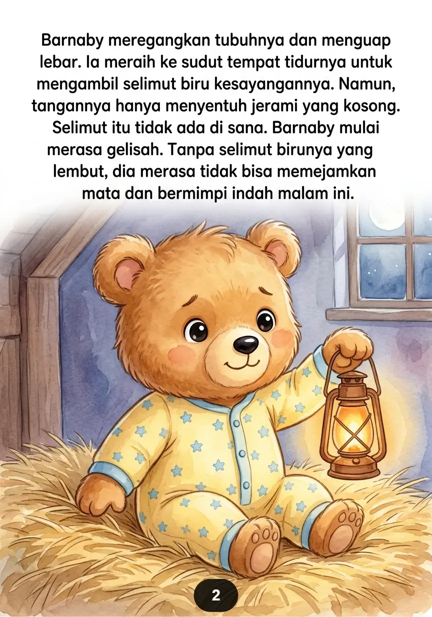 BERUANG MENCARI SELIMUT HILANG Perjalanan Hangat Menjelang Waktu Tidur preview 4