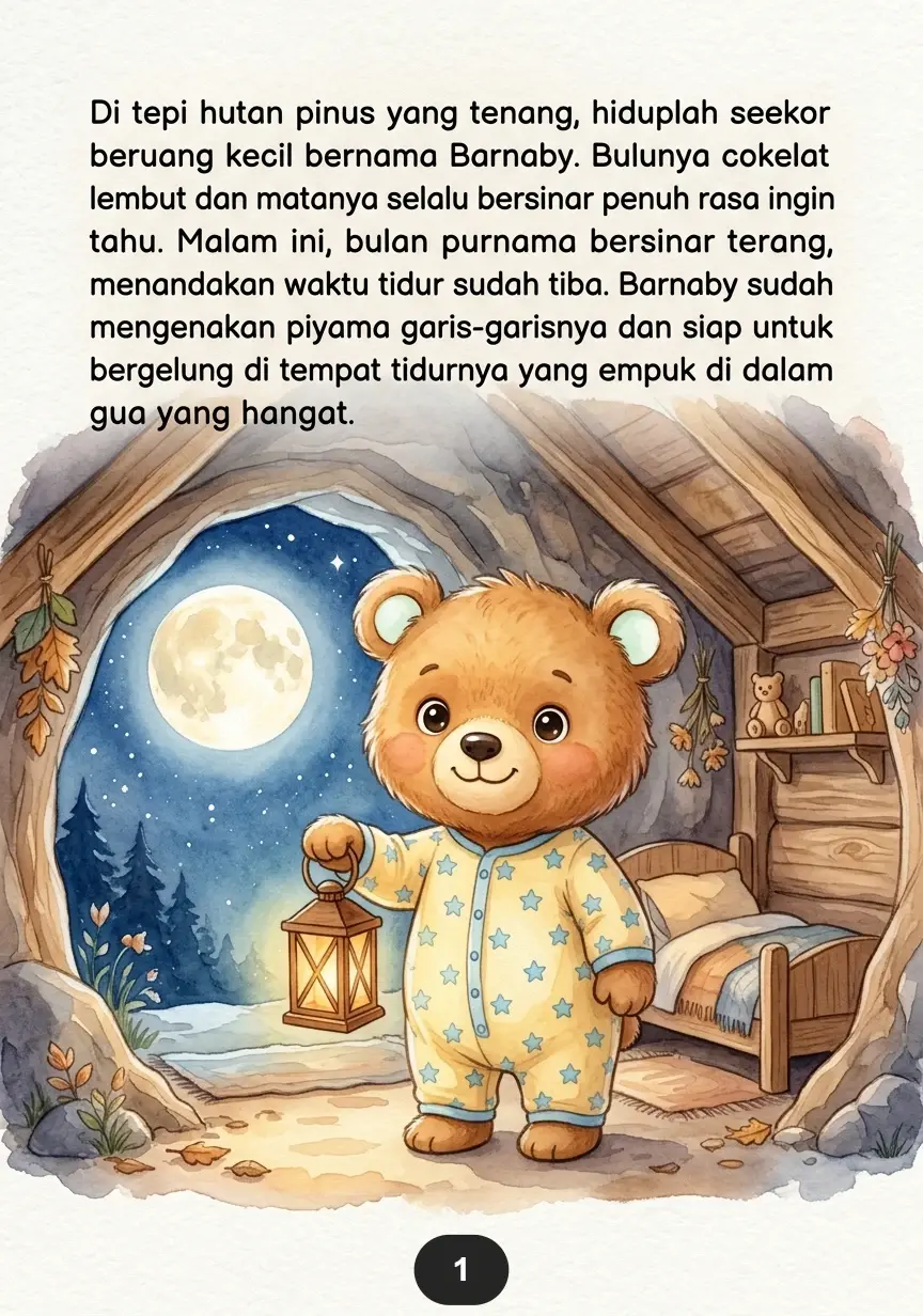 BERUANG MENCARI SELIMUT HILANG Perjalanan Hangat Menjelang Waktu Tidur preview 3