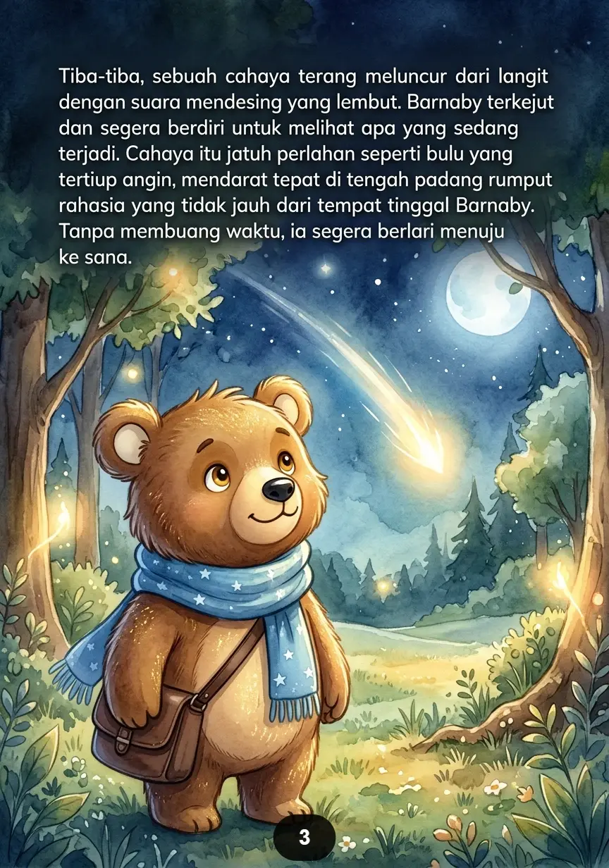 BERUANG MENJAGA BULAN KECIL Tugas Rahasia Sebelum Malam Berakhir preview 3
