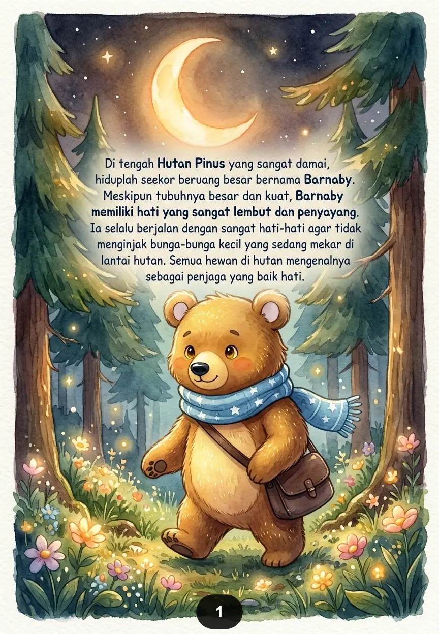 BERUANG MENJAGA BULAN KECIL Tugas Rahasia Sebelum Malam Berakhir preview 1