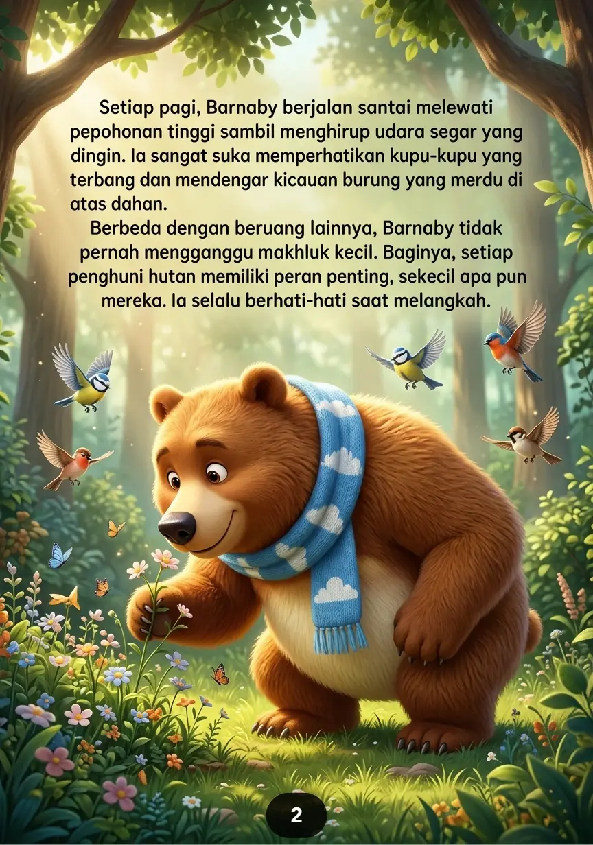 BERUANG MENOLONG LEBAH KECIL Kebaikan Membawa Persahabatan yang Indah preview 4