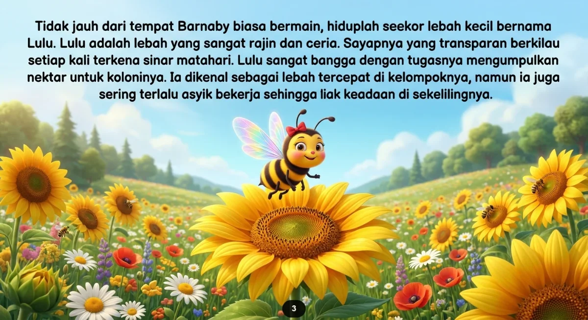 BERUANG MENOLONG LEBAH KECIL Kebaikan Membawa Persahabatan yang Indah preview 1