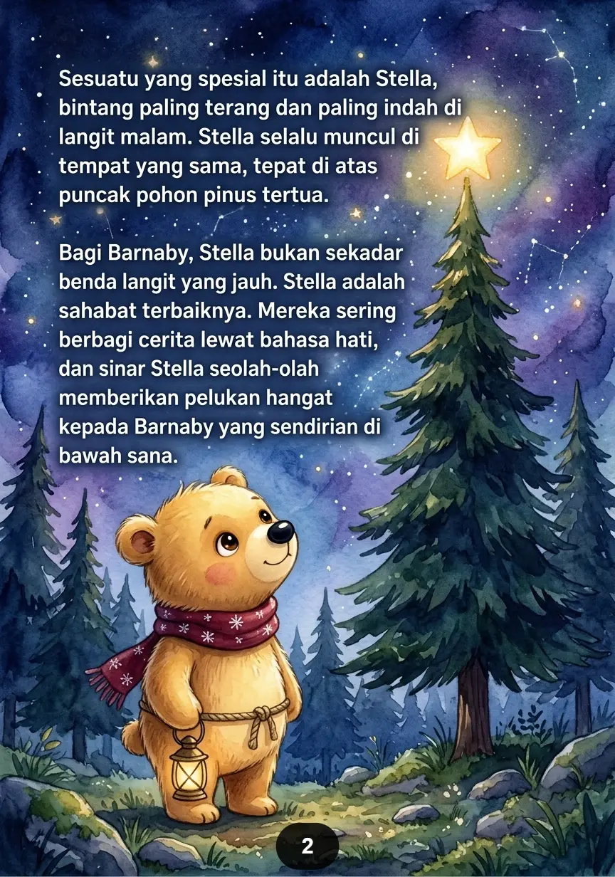 BERUANG MENUNGGU BINTANG PULANG Harapan Hangat di Langit Malam preview 4